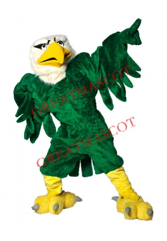 Green University Eagle Mascot Costume