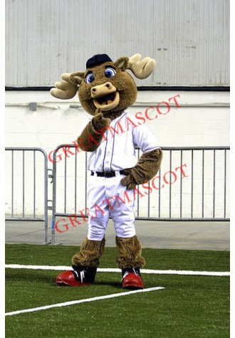 Baseball Moose Mascot Costume