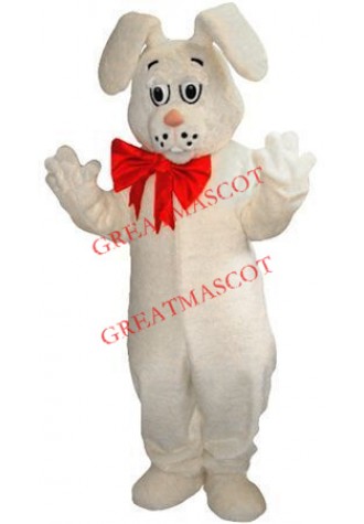  White Lightweight Rabbit Mascot Costume