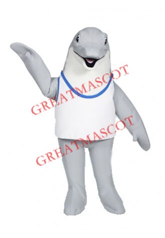 Cute Lightweight Dolphin Mascot Costume