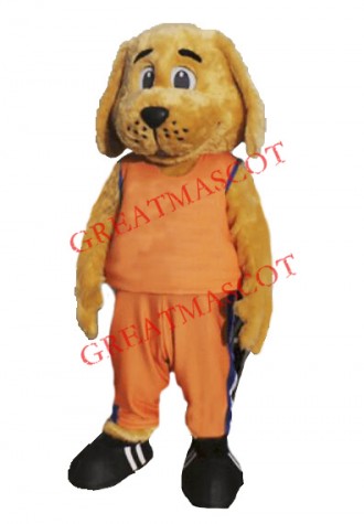 Sporty Dog Mascot Costume