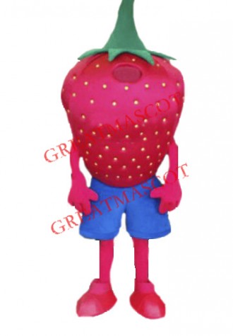 High Quality Strawberry Mascot Costume