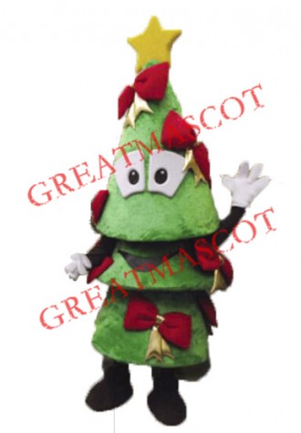 Christmas Tree Mascot Costume For Adult