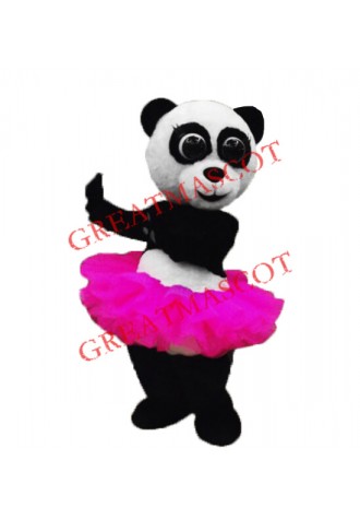 Ballet Panda Mascot Costume