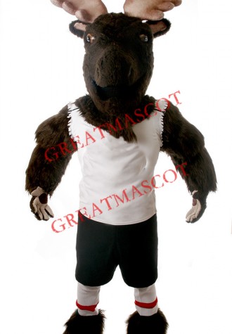 Sport Moose Mascot Costume