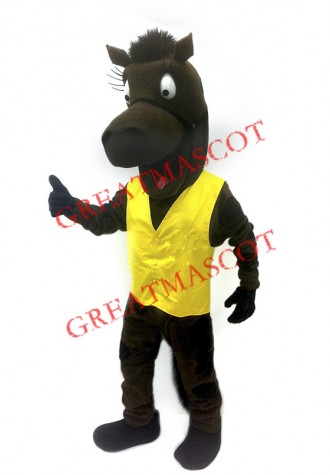 Happy Horse Mascot Costume