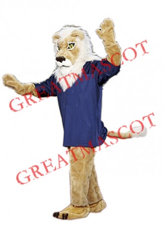 High School Lion Mascot Costume For Adult