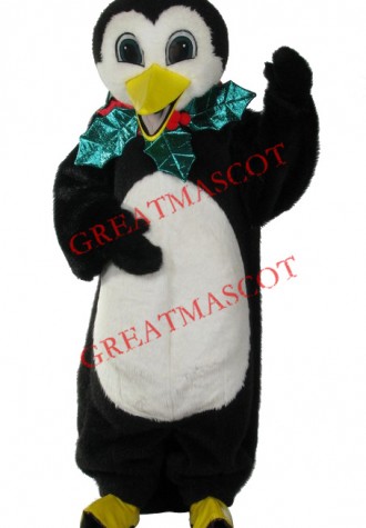 Holiday Penguin Mascot Costume