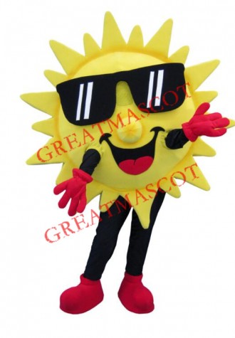 Sun Flower Mascot Costume