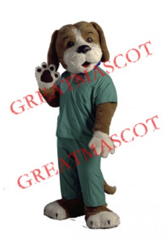 Health Hound Dog Mascot Costume