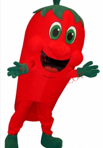 Red Pepper Mascot Costume