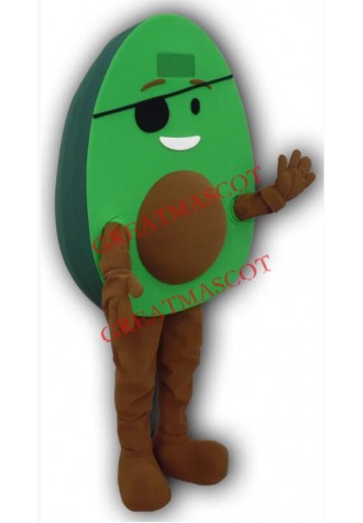 Avacado Mascot Costume