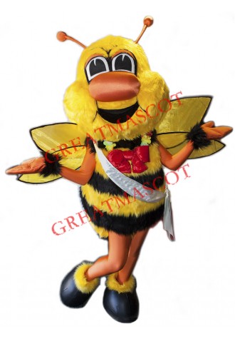 Battle Bee Mascot Costume