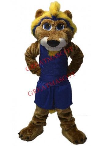 Basketball Lion Mascot Costume