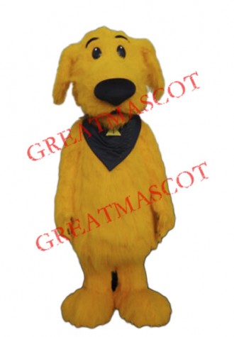 High Quality Lightweight Yellow Dog Mascot Costume