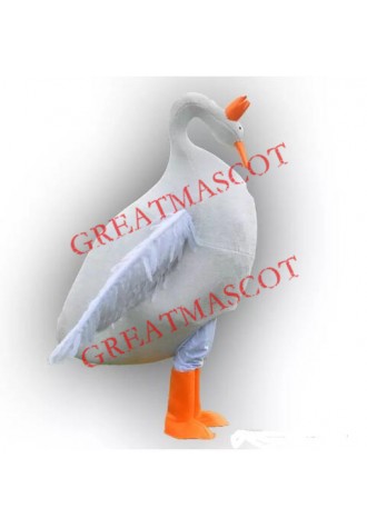 High Quality Swan Mascot Costume