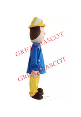 Fireman Sam Mascot Costume