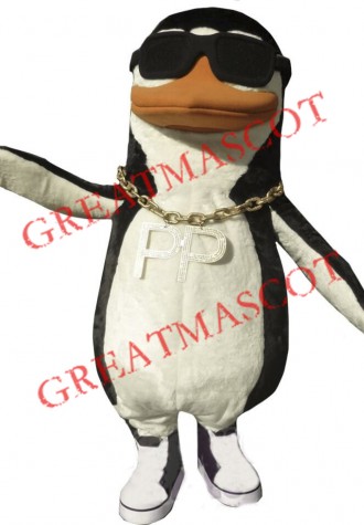 Rap Penguin Mascot Costume