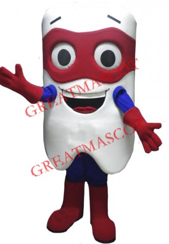 Hero Tooth Mascot Costume