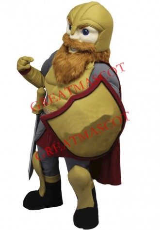 College Warrior Mascot Costume