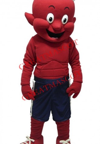 Cute Lightweight Devil Mascot Costume