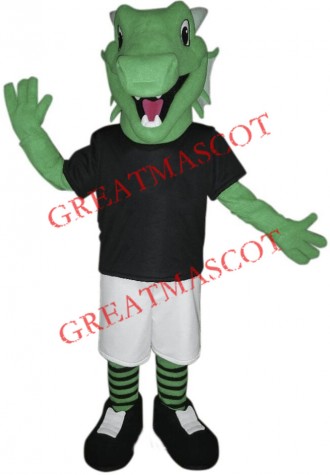 Green Lightweight Dragon Mascot Costume