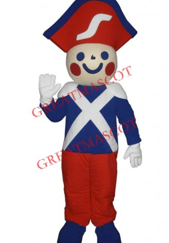 High Quality Soldier Mascot Costume