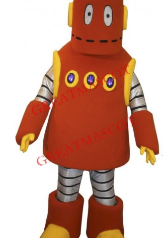 Cute Robot Mascot Costume