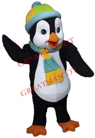 Happy Lightweight Penguin Mascot Costume