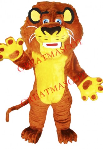 Lion Mascot Costume Adult Animal Costume