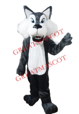 Fierce Lightweight Wolf Mascot Costume 