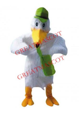 Cute Stork Mascot Costume