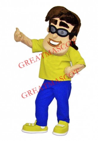 Recycle Boy Mascot Costume