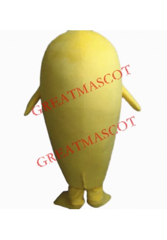 Yellow Seal Mascot Costume