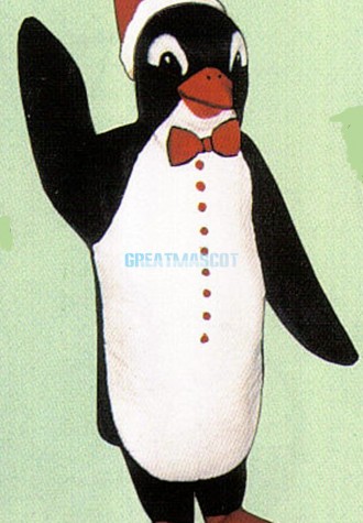 Santa Penguin Mascot Costume