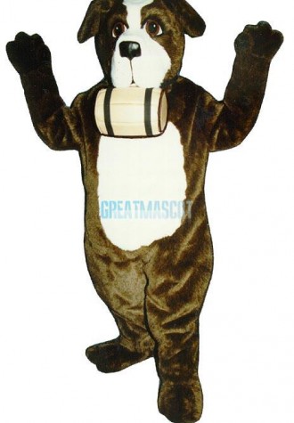 St. Bernard Dog Mascot Costume