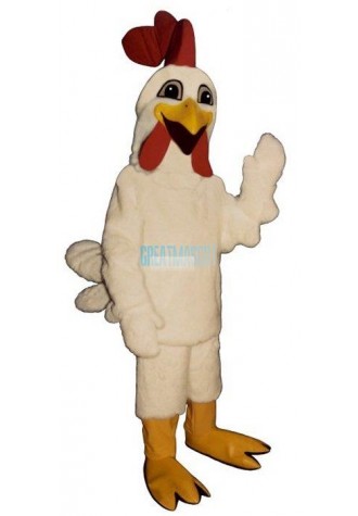 Laughing Rooster Chicken Mascot Costume