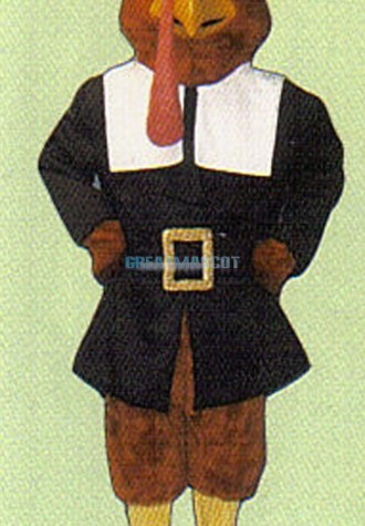 Tom Gobble Turkey Mascot Costume
