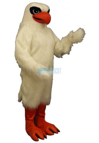White Hawk Mascot Costume