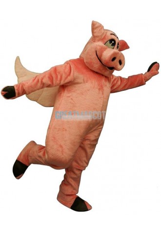 Flying Hog Pig Mascot Costume