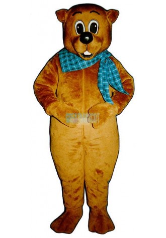 Chuckie Woodchuck Beaver Mascot Costume