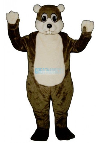 Woodchuck Beaver Mascot Costume