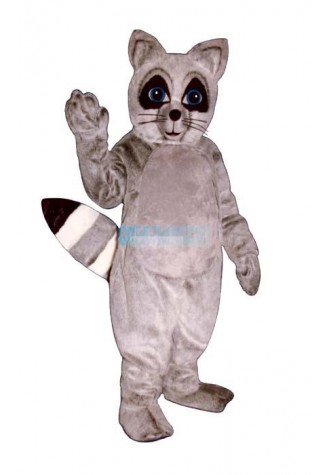 Gray Raccoon Mascot Costume