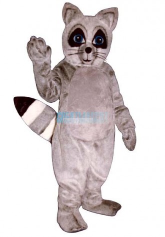 Gray Raccoon Mascot Costume
