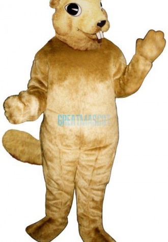 Squirrel with Teeth Mascot Costume