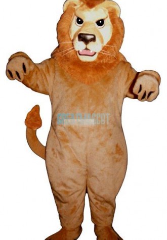 Mean Lion Mascot Costume