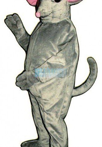 Gray Mouse Mascot Costume