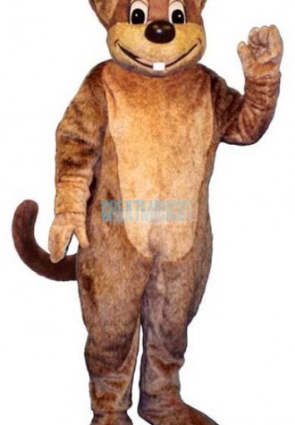 Morley Muskrat Mascot Costume