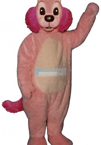 Pink Mink Mascot Costume