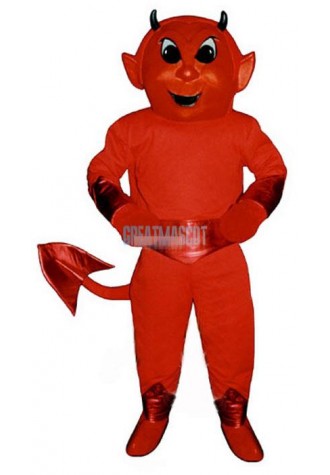 Cute Red Devil Mascot Costume